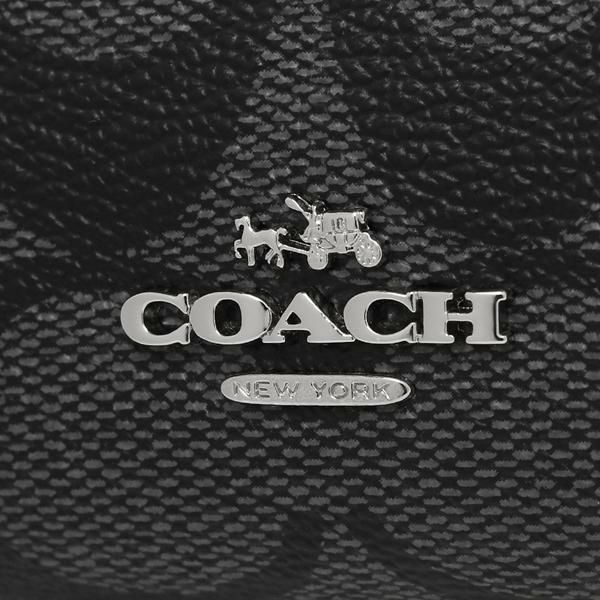 コーチ 二つ折り財布 シグネチャー ブラック レディース COACH f23553 詳細画像