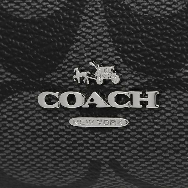 コーチ 二つ折り財布 シグネチャー ブラック レディース COACH f23553 詳細画像