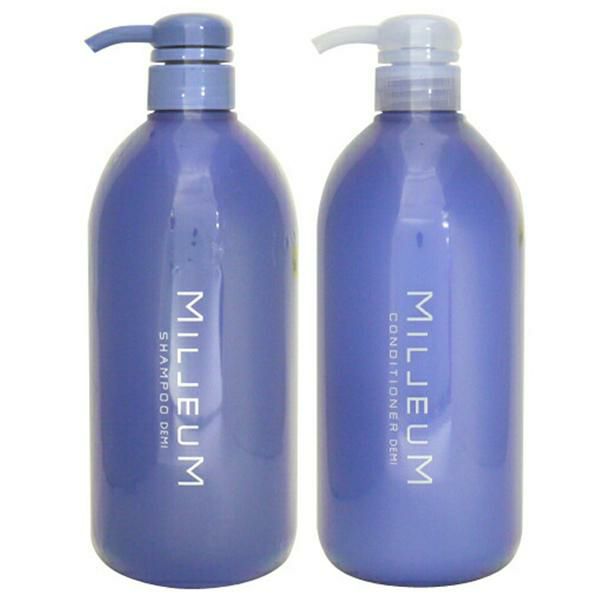 【セット】 デミ コスメティクス ミレアム ヘアケアシャンプー 800mL + コンディショナー 800mL