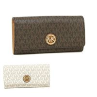 マイケルコース 財布 MICHAEL KORS 35T7GFTE1B FULTON FLAP CONTINENTAL レディース 長財布