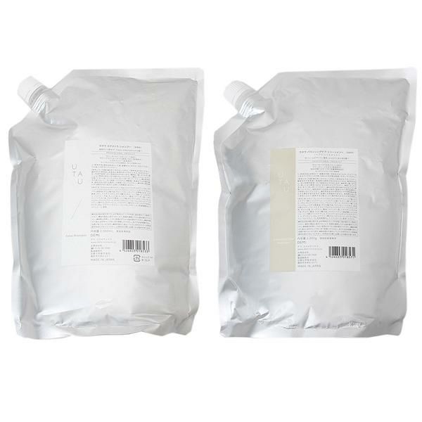 【セット】 デミ コスメティクス ウタウ UTAU エクストラ シャンプー 2000mL + バランシングケア トリートメント 2000g 【詰め替え用】