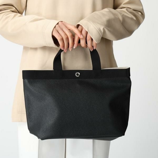 エルベシャプリエ トートバッグ レディース Herve Chapelier 704GP 0909 ブラック