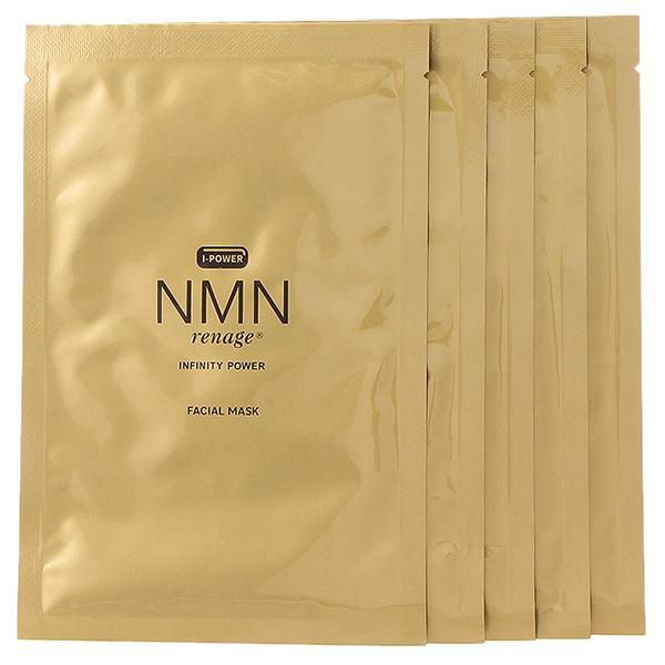 エヌエムエヌ レナージュ NMN renage GOLD FACIAL MASK ゴールド フェイシャル マスク 25mL×5枚入