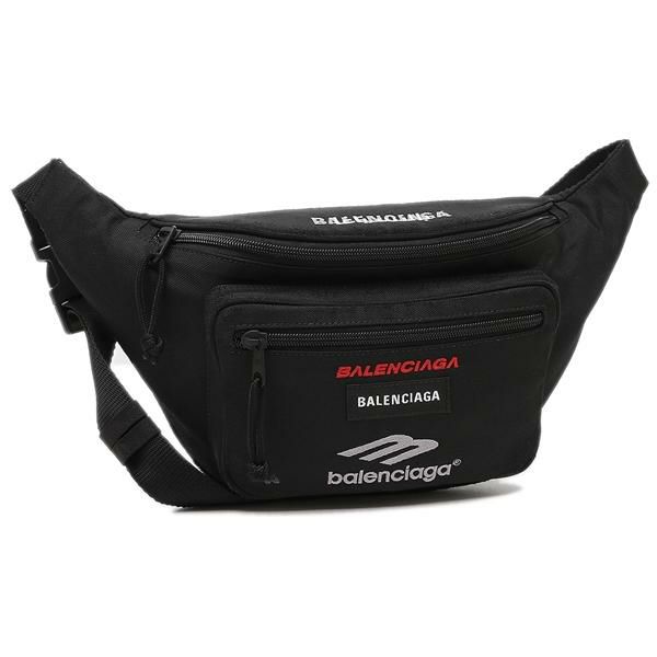 バレンシアガ ボディバッグ ブラック メンズ BALENCIAGA 482389 2AAVP 1000 バレンシアガ ボディバッグ ブラック メンズ BALENCIAGA 482389 2AAVP 1000
