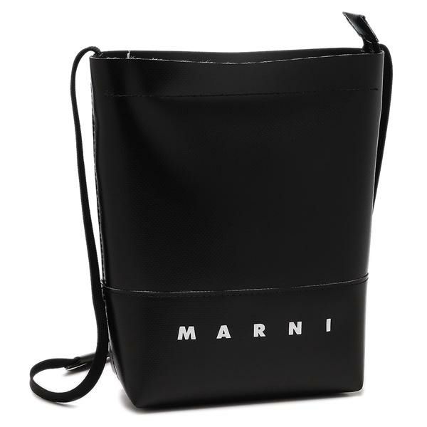 マルニ ショルダーバッグ シューレースストラップ クロスボディバッグ ロゴ ミニバッグ ブラック メンズ MARNI SBMQ0068A0 P5769 00N99 マルニ ショルダーバッグ シューレースストラップ クロスボディバッグ ロゴ ミニバッグ ブラック メンズ MARNI SBMQ0068A0 P5769 00N99