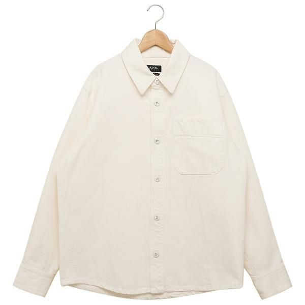 アーペーセー シャツ ブラウス オーバーシャツ ホワイト メンズ APC H02918 COFCN AAC L アーペーセー シャツ ブラウス オーバーシャツ ホワイト メンズ APC H02918 COFCN AAC L