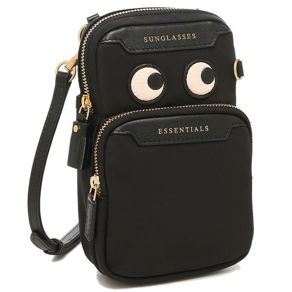 アニヤハインドマーチ ショルダーバッグ アイズ エッセンシャルズ クロスボディ ミニバッグ ブラック レディース ANYA HINDMARCH 5050925181631 BLACKTU アニヤハインドマーチ ショルダーバッグ アイズ エッセンシャルズ クロスボディ ミニバッグ ブラック レディース ANYA HINDMARCH 5050925181631 BLACKTU