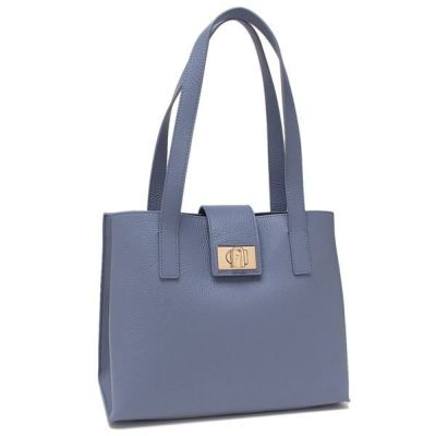 FURLA フルラ ブルー トートバッグ サリー ブルーグレー Sサイズ FURLA フルラ ブルー トートバッグ サリー ブルーグレー Sサイズ