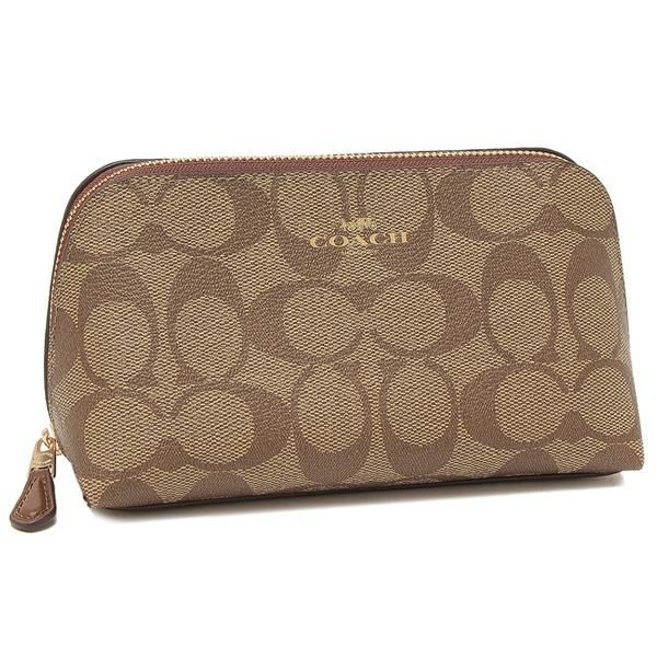 コーチ ポーチ シグネチャー ベージュ レディース COACH 53385 IME74 マルチカラー