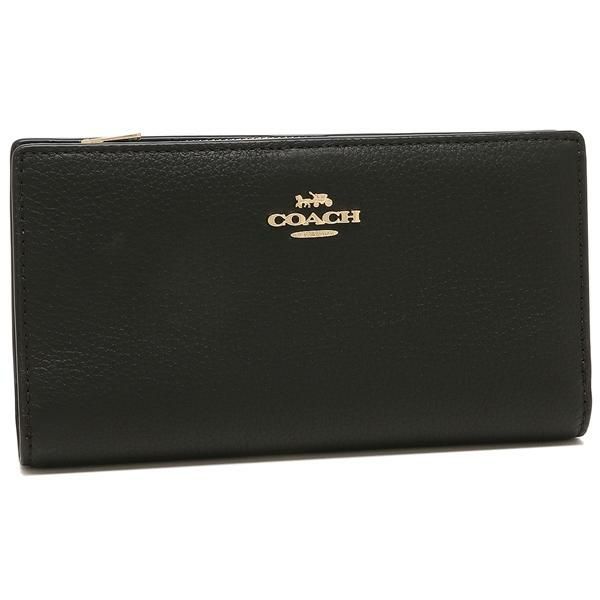 コーチ 長財布 ブラック レディース COACH C8329 IMBLK 2024春夏新作