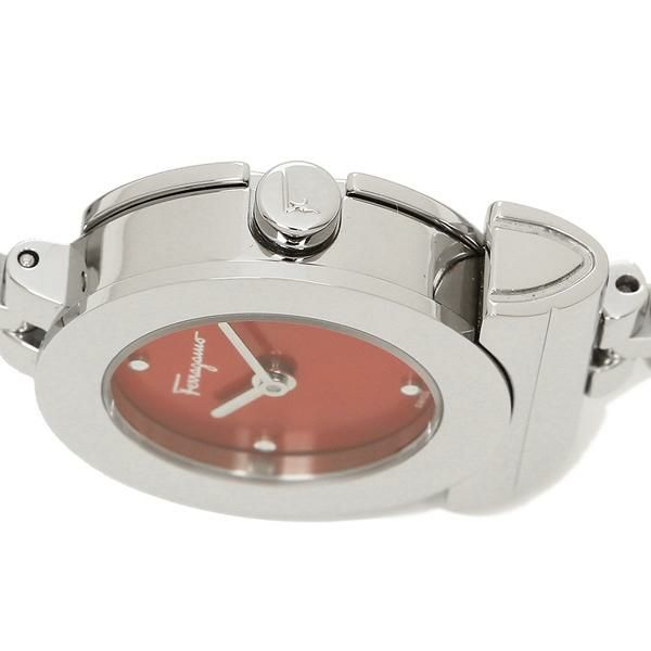 フェラガモ 腕時計レディース Salvatore Ferragamo FBF060017 シルバー レッド 詳細画像