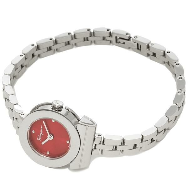 フェラガモ 腕時計レディース Salvatore Ferragamo FBF060017 シルバー レッド 詳細画像