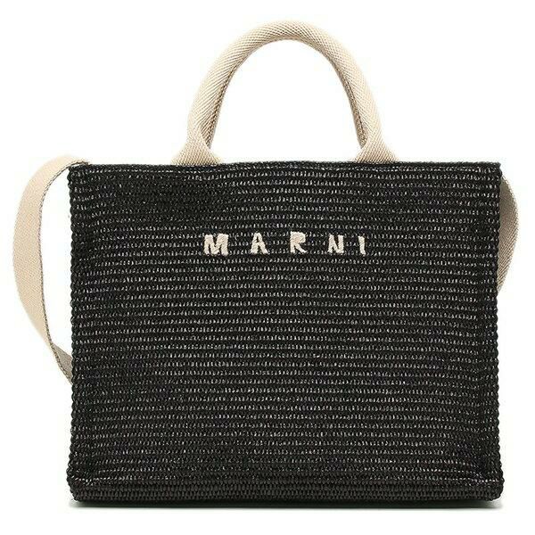 マルニ ハンドバッグ かごバッグ ロゴ カゴバッグ ショルダーバッグ