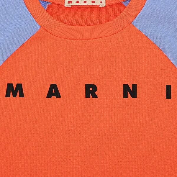 MARNI トレーナー マルニ スウェット トレーナー カラーブロック キッズ ロゴ
