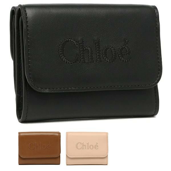 クロエ 三つ折り財布 クロエセンス ミニ財布 レディース CHLOE CHC23AP874I10 (2)CARAMEL(247) ブラウン