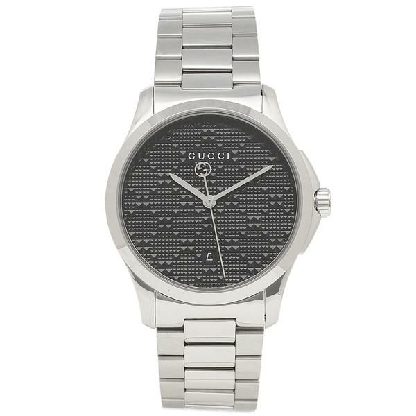 グッチ 時計 GUCCI YA126460 Ｇ-タイムレス メンズ腕時計 ウォッチ ブラック/シルバー