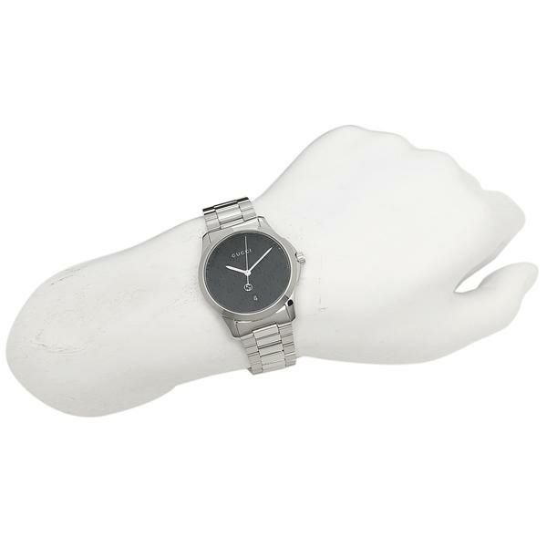 グッチ 時計 GUCCI YA126460 Ｇ-タイムレス メンズ腕時計 ウォッチ ブラック/シルバー 詳細画像