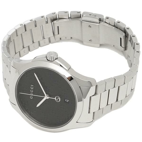 グッチ 時計 GUCCI YA126460 Ｇ-タイムレス メンズ腕時計 ウォッチ ブラック/シルバー 詳細画像