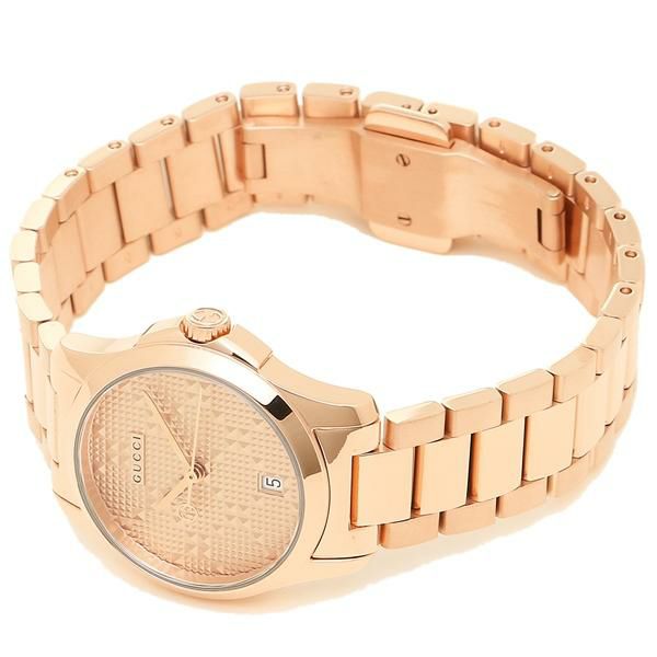 グッチ 時計 GUCCI YA126567 Ｇ-タイムレス レディース腕時計ウォッチ サ-モンピンク/ピンクゴールド 詳細画像