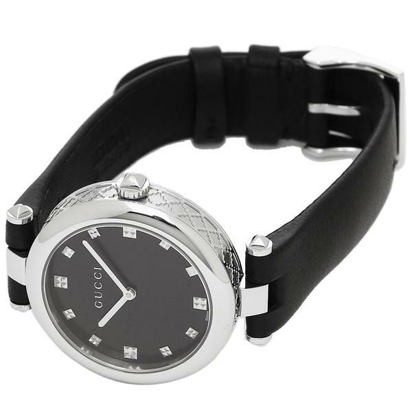 グッチ 時計 GUCCI YA141403 ディアマンティシマ レディース腕時計ウォッチ ブラック/シルバー 詳細画像