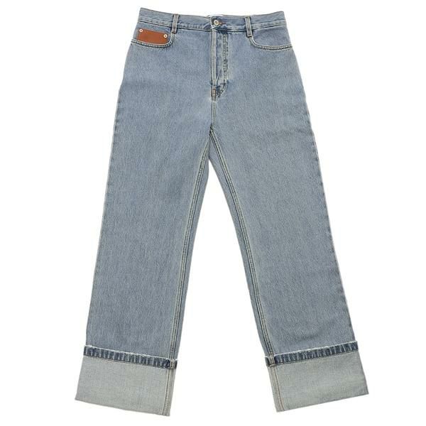 ロエベ パンツ フィッシャーマン ターンアップジーンズ デニム ブルー メンズ LOEWE H526Y11X57 4774 46(約S) ロエベ パンツ フィッシャーマン ターンアップジーンズ デニム ブルー メンズ LOEWE H526Y11X57 4774 46(約S)