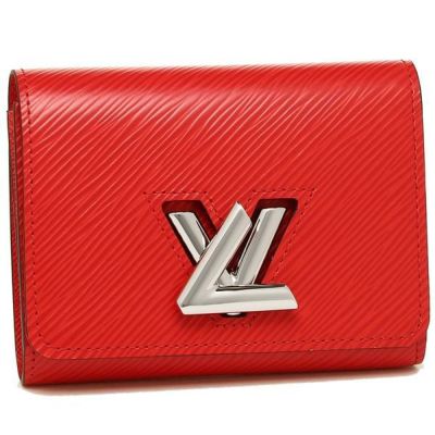 ルイヴィトン 二つ折り財布 レディース Louis Vuitton M レッド Axes