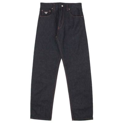 PRADA プラダ クロップドパンツ 青 25(S位) 4103725Y0209 PRADA プラダ クロップドパンツ 青 25(S位) 4103725Y0209 (PRADA