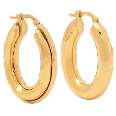 ジルサンダー ピアス フープピアス ゴールド メンズ JIL SANDER