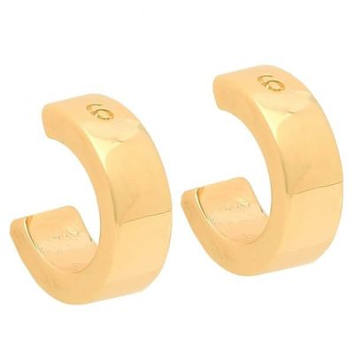 エムエムシックス メゾンマルジェラ ピアス ナンバリングロゴ シルバー