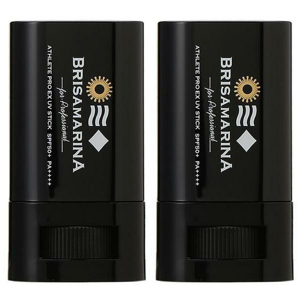 【セット】 ブリサマリーナ BRISAMARINA アスリートプロEX UVスティック クリア SPF50+ PA++++ 13.5g 2個セット