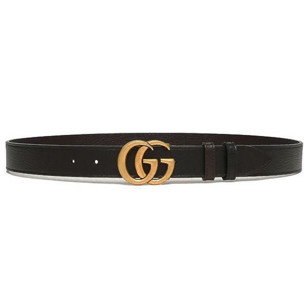 グッチ　ダブルGスリムベルト ダブルG スリムベルト ブラック レザー | GUCCI公式