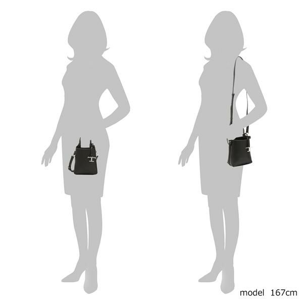 トッズ ハンドバッグ ショルダーバッグ マイクロバッグ 2WAY ブラック