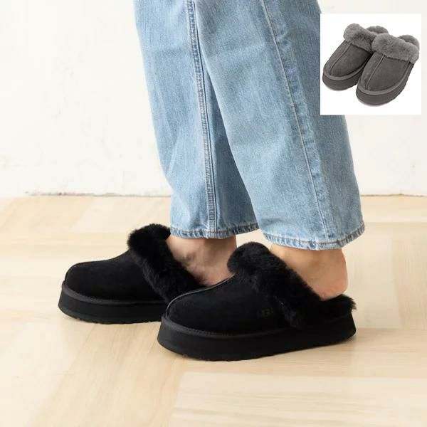 アグ スリッポン ディスケット 靴 シューズ レディース UGG 1122550 (1)BLACK(BLK) 6(約23.0cm)