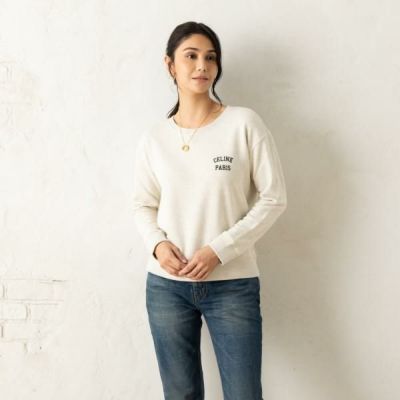 セリーヌ シャツ ブラウス ロミーシャツ トリオンフ グレー レディース