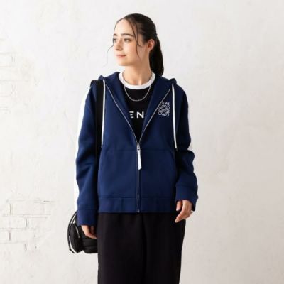 LOEWE フード付きパーカー ロエベ パーカー フーディー オーバーサイズ トップス グレー