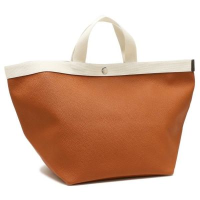 【国内即発】エルベ シャプリエ トートバッグ 725GP 6381 エルベシャプリエ トートバッグ Lサイズ ベージュ グレー