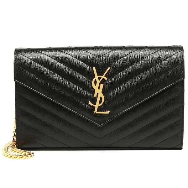 サンローラン ショルダーバッグ レディース SAINT LAURENT PARIS 377828 BOW01 1000 ブラック 詳細画像