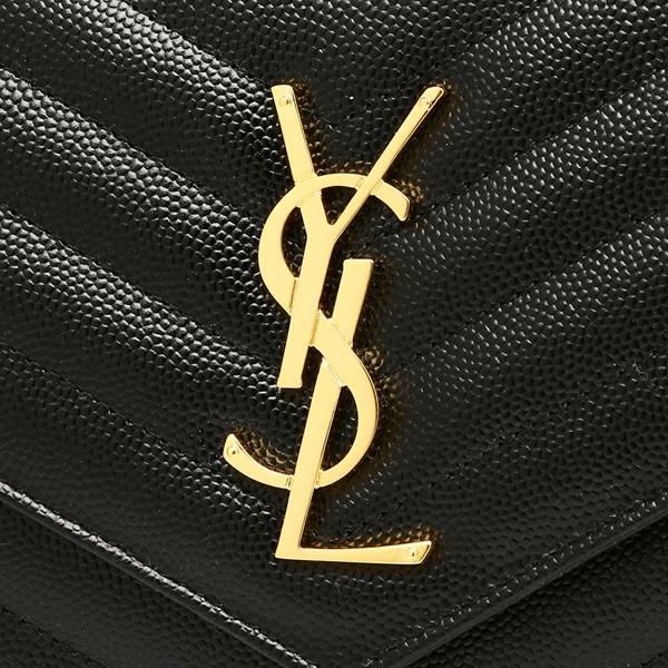 サンローラン ショルダーバッグ レディース SAINT LAURENT PARIS 377828 BOW01 1000 ブラック 詳細画像