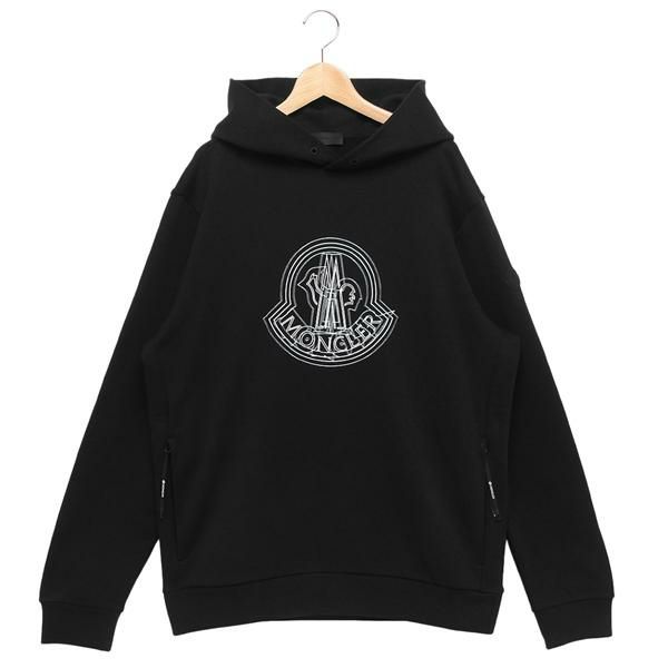 モンクレール パーカー フーディー ブラック メンズ MONCLER 8G00038 809KR 999 モンクレール パーカー フーディー ブラック メンズ MONCLER 8G00038 809KR 999