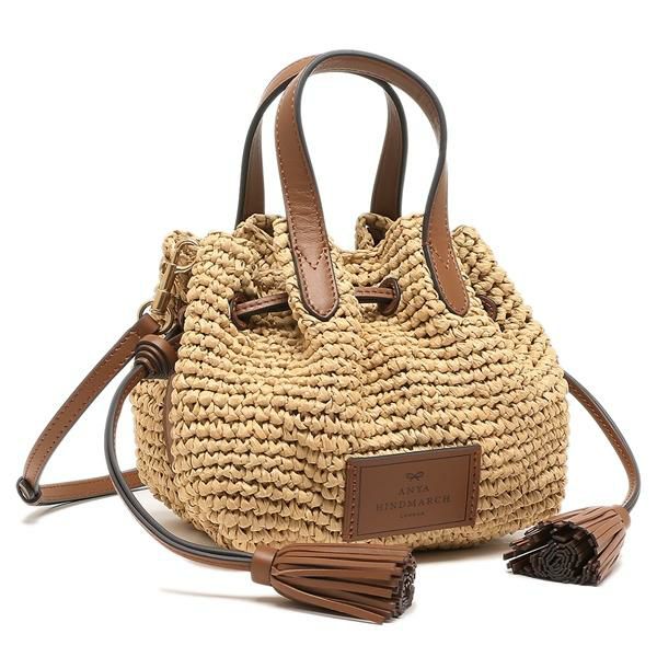 アニヤハインドマーチ かごバッグ トートバッグ スモール ドローストリング トート ベージュ ブラウン レディース ANYA HINDMARCH 5050925163545 NATURAL… アニヤハインドマーチ かごバッグ トートバッグ スモール ドローストリング トート ベージュ ブラウン レディース ANYA HINDMARCH 5050925163545 NATURAL…