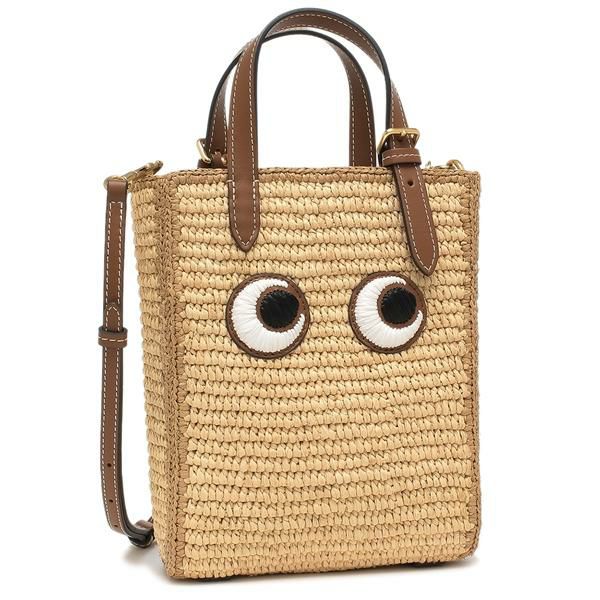 アニヤハインドマーチ かごバッグ ショルダーバッグ アイズ N/S ミニ トート ベージュ ブラウン レディース ANYA HINDMARCH 5050925189057 NATURAL マル… アニヤハインドマーチ かごバッグ ショルダーバッグ アイズ N/S ミニ トート ベージュ ブラウン レディース ANYA HINDMARCH 5050925189057 NATURAL マル…
