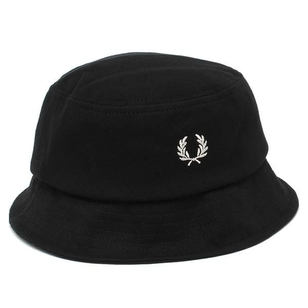 フレッドペリー 帽子 バケットハット ブラック ホワイト メンズ レディース ユニセックス FRED PERRY HW6730 843 M