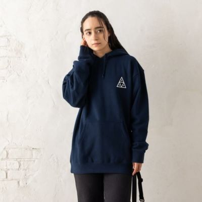 ステラマッカートニー パーカー フーディー ロゴ ネイビー レディース