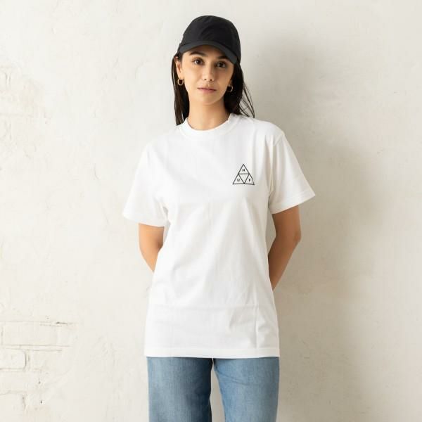 ハフ Tシャツ カットソー トリプル トライアングル ロンT ホワイト メンズ レディース ユニセックス HUF TS01953 WHT M ハフ Tシャツ カットソー トリプル トライアングル ロンT ホワイト メンズ レディース ユニセックス HUF TS01953 WHT M