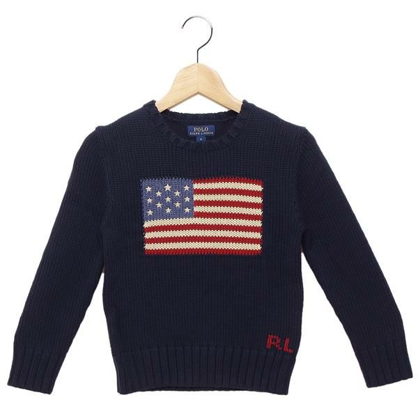 ポロラルフローレン 子供服 ニット セーター フラッグ ネイビー キッズ POLO RALPH LAUREN 322668285001 NVY 6(116-122cm) ポロラルフローレン 子供服 ニット セーター フラッグ ネイビー キッズ POLO RALPH LAUREN 322668285001 NVY 6(116-122cm)