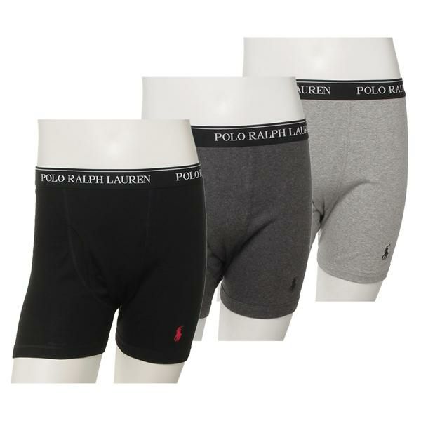 ポロラルフローレン インナー クラシックフィット ボクサー ブリーフ 3枚セット グレー ブラック メンズ RALPH LAUREN NCBBP3 9OD XL ポロラルフローレン インナー クラシックフィット ボクサー ブリーフ 3枚セット グレー ブラック メンズ RALPH LAUREN NCBBP3 9OD XL