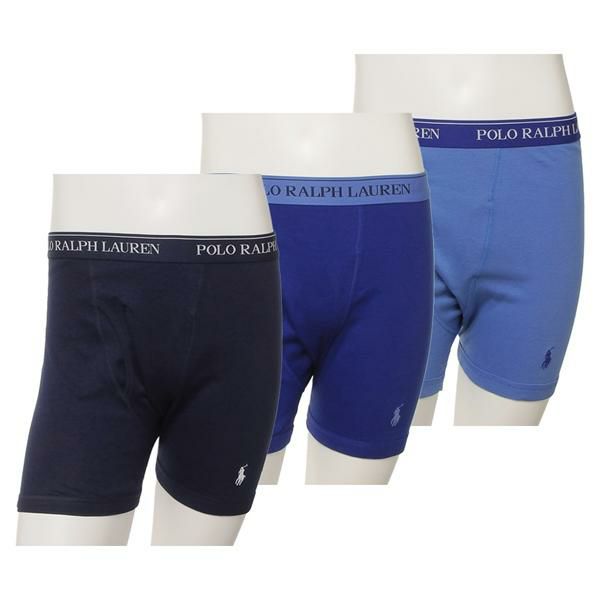 ポロラルフローレン インナー クラシックフィット ボクサー ブリーフ 3枚パック 3枚セット ブルー メンズ RALPH LAUREN NCBBP3 A2D S ポロラルフローレン インナー クラシックフィット ボクサー ブリーフ 3枚パック 3枚セット ブルー メンズ RALPH LAUREN NCBBP3 A2D S