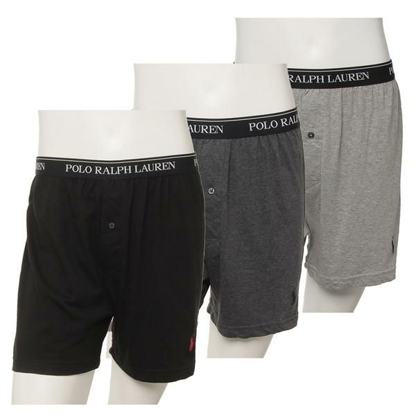 ポロラルフローレン インナー クラシックフィット ニットボクサー 3枚パック 3枚セット グレー ブラック メンズ RALPH LAUREN NCKBP3 9OD ポロラルフローレン インナー クラシックフィット ニットボクサー 3枚パック 3枚セット グレー ブラック メンズ RALPH LAUREN NCKBP3 9OD