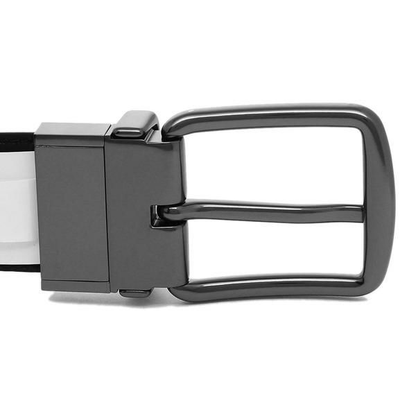 コーチ ベルト COACH F55157 BLK ワイド ハーネス カットトゥ サイズ リバーシブル シグネチャー レザー ベルト ベルト ブラック 黒 詳細画像