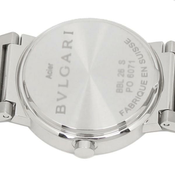 ブルガリ 時計 BVLGARI 腕時計 ブルガリ ホワイト BB26WSSD シリアル有 詳細画像